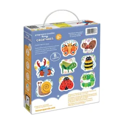 8 puzzles de insectos de 4 piezas<Banana Panda