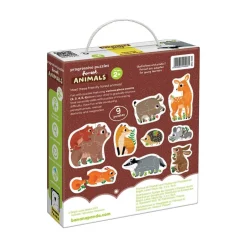 9 puzzles progresivos animales del bosque 33 piezas<Banana Panda Outlet