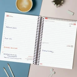 Agenda espiral E10 azul 2025-2026 día página<Finocam New