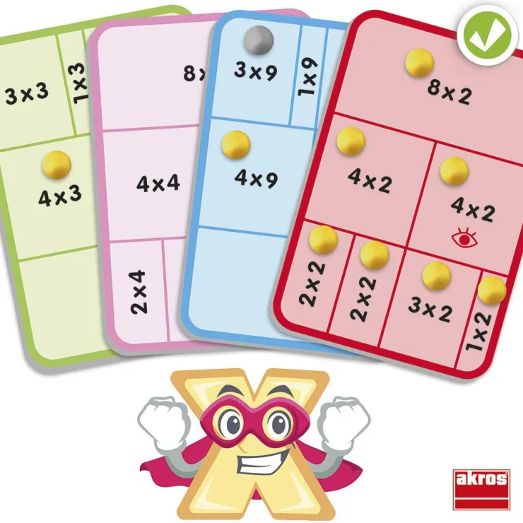 Aprende y comprende las tablas de multiplicar<Akros Online