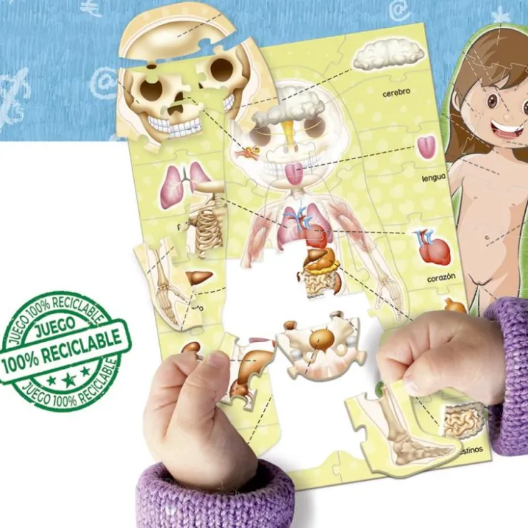 Aprender es divertido: El Cuerpo Humano 99 piezas<Educa Borras Hot