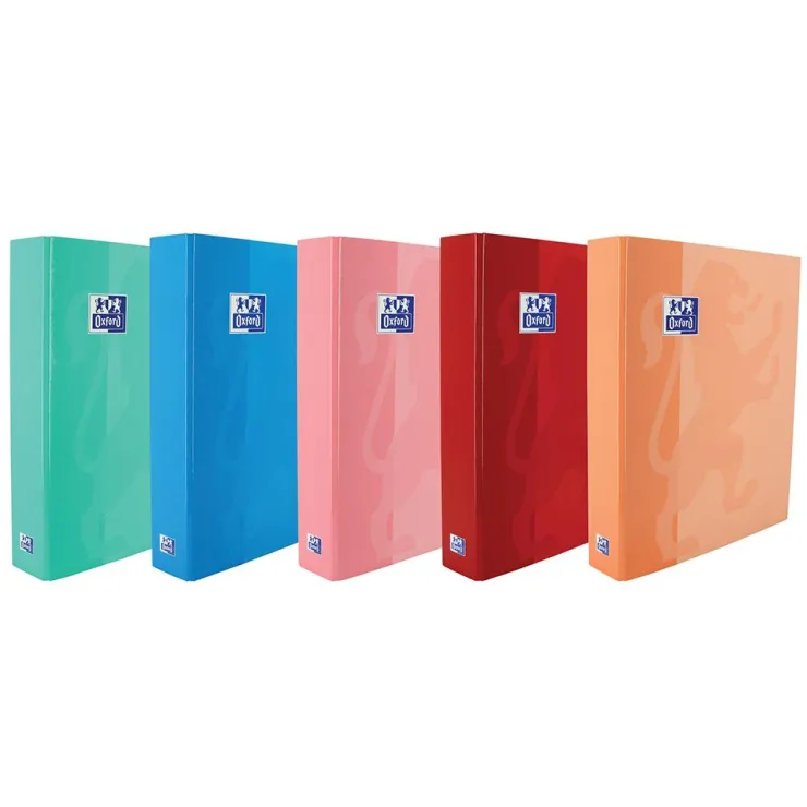 Archivador A4 plus 4 anillas de 25mm Classic colores surtidos<Oxford Clearance