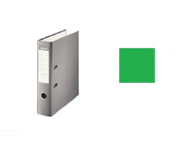 Archivador de palanca verde tamaño folio<Esselte Discount