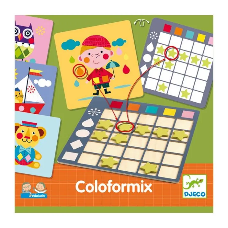 Asociar colores y formas Coloformix<Djeco Best