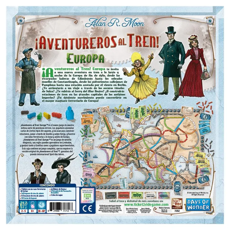 Aventureros al tren: Europa<Asmodee Discount