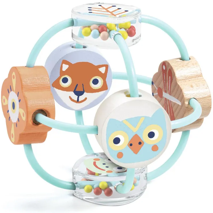 Baby ball madera<Djeco Discount