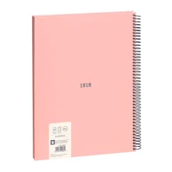 Bloc A4 80 hojas cuadro 5x5mm rosa serie 1918<Milan Outlet