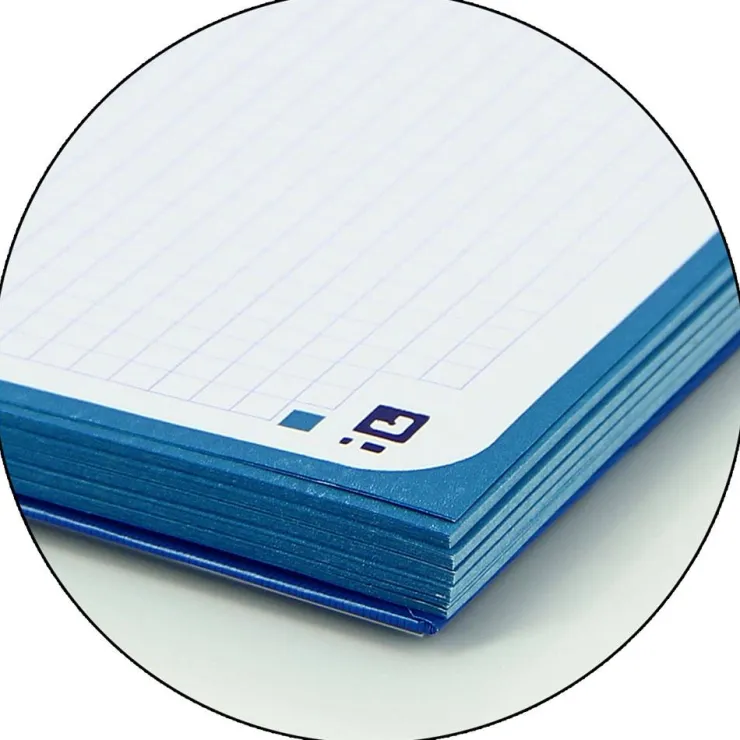 Bloc A4 azul marino cuadro 5mm. 80 hojas Europeanbook<Oxford Best