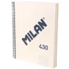 Bloc A4 cuadrícula 5x5 430 beige 120hojas 95gr tapa dura<Milan Hot