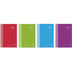 Bloc A4 cuadro 5mm. 120 hojas microperforado colores surtidos Premium extra<Pacsa Sale