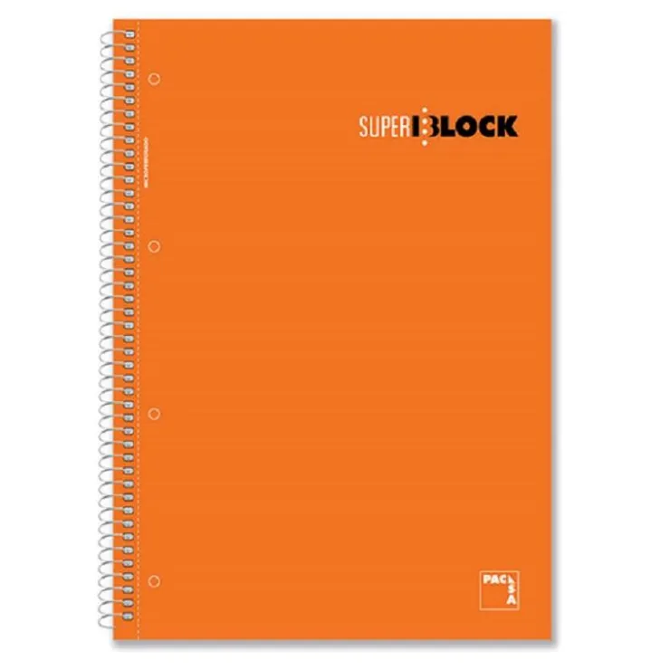 Bloc A4 cuadro 5mm. 160 hojas microperforado Superblock<Pacsa Clearance