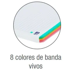 Bloc A4 cuadro 5mm. 160 hojas tapa plástico<Oxford Best
