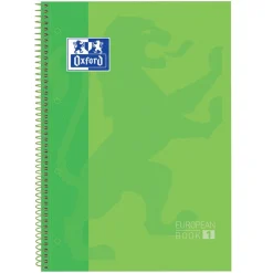 Bloc A4 verde manzana cuadro 5mm. 80 hojas Europeanbook<Oxford Best