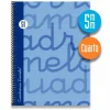 Bloc cuarto cuadrovía 5mm. 80 hojas tapa extra dura azul<Lamela Discount
