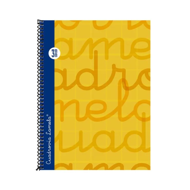 Bloc cuarto cuadrovía 3mm. 80 hojas tapa extra dura naranja<Lamela Clearance