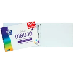 Bloc de dibujo A4 plus con recuadro 20 hojas 130gr.<Oxford Best