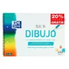 Bloc de dibujo A4 plus liso 2 taladros 20 hojas 130gr.<Oxford Discount