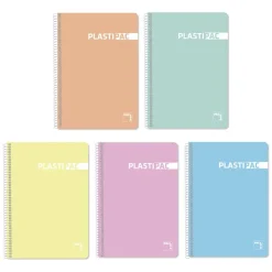 Bloc folio cuadro 4mm. 80 hojas Plastipac pastel<Pacsa Discount
