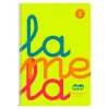 Bloc folio cuadrovía 3mm. 80 hojas tapa polipropileno amarillo flúor<Lamela Hot