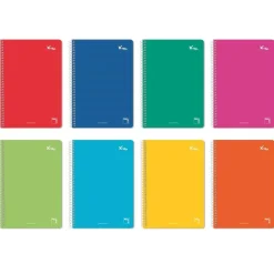 Bloc folio pauta 2,5mm 80 hojas tapa dura Xtra colores surtidos<Pacsa Clearance