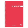 Bloc folio rojo cuadro 4mm. 80 hojas Plastipac<Pacsa Sale