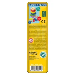 Block and block madera en caja metal<Cayro Clearance
