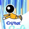 Bolígrafo tinta azul 4 unidades Cristal Soft<Bic New