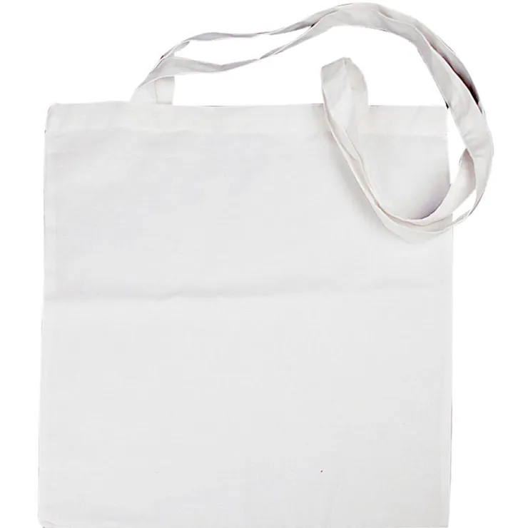 Bolsa de tela algodón blanco con asa 38x42cm<Creativ Company Sale