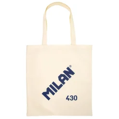 Bolsa de tela tote bag color beige serie 1918<Milan Hot