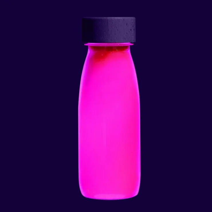 Botella sensorial float flúor rosa<Petit Boum Best