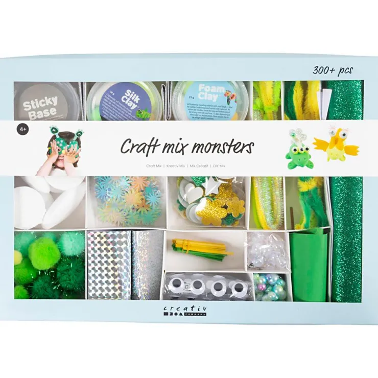 Caja de manualidades monstruos .<Creativ Company Best
