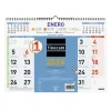 Calendario pared color mixto L 2026<Finocam Online