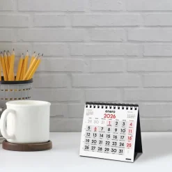 Calendario sobremesa 2026 números grandes XXS<Finocam Outlet