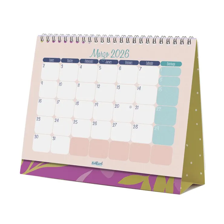 Calendario sobremesa Talkual 2026<Finocam Best