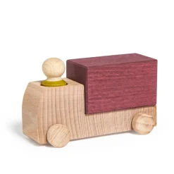 Camión madera morado Lubu con figura<Lubulona Online
