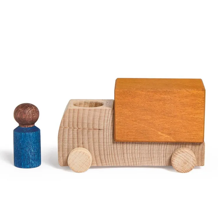 Camión madera naranja Lubu con figura<Lubulona Hot