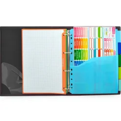 Carpebloc A4 4 anillas 32mm. con recambio de 100 hojas colores surtidos<Fraga Outlet