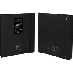Carpeta A4 4 anillas 40mm polyfoam negro Unequal Minimal<Grafoplas Online