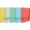Carpeta clasificadora A4 con tapa extra dura colores surtidos<Oxford Clearance