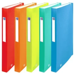Carpeta clasificadora tipo acordeón A4 PP colores surtidos<Oxford Outlet