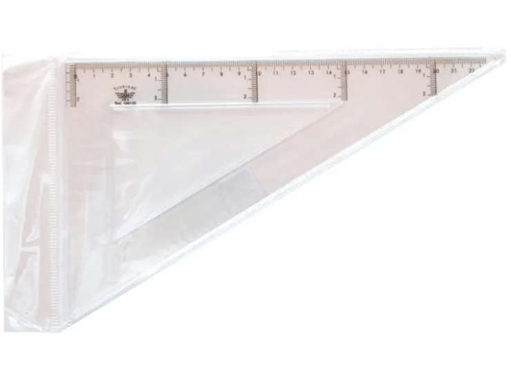 Cartabón de plástico 30cm. D. Ferrer<Domingo ferrer Clearance