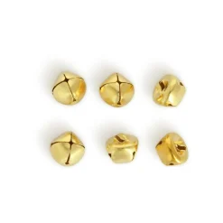 Cascabeles dorados 15mm blíster 6 uds.<Grafoplas Discount