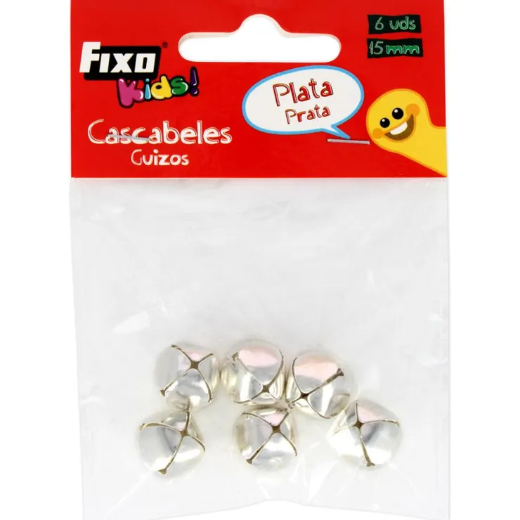 Cascabeles plata 15mm 6 unidades<Grafoplas New