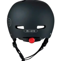 Casco negro talla M luz Led<Micro Discount
