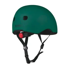Casco verde talla M luz Led<Micro Discount