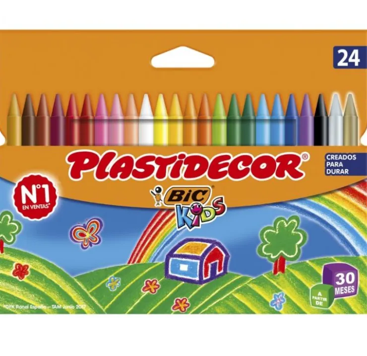 Cera 24 colores<Plastidecor Outlet