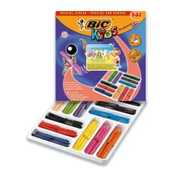 Cera triangular 144 unidades Bic Kids<Plastidecor