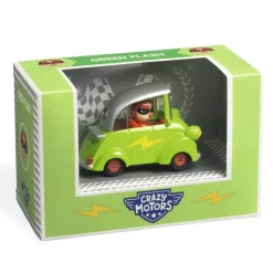 Coche metal Green Flash Crazy Motors escala 1:43<Djeco Outlet
