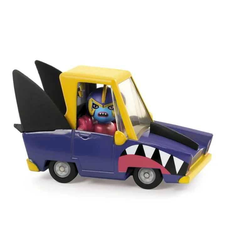 Coche metal Shark and Go Crazy Motors escala 1:43<Djeco