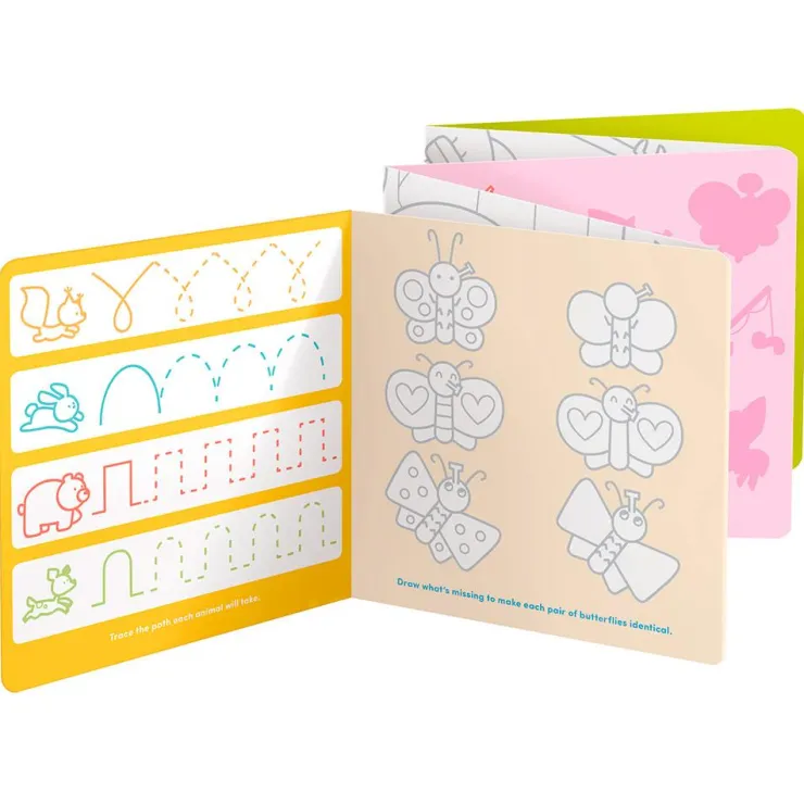 Colorea y aprende con hadas, cuadernos para colorear extra largos<Banana Panda Sale